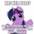 Size: 519x521 | Tagged: safe, derpibooru import, twilight sparkle, pony, unicorn, :i, female, image macro, looking at you, mare, meme, shrug, shrugpony, solo