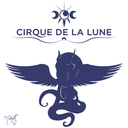 Size: 1000x1000 | Tagged: safe, artist:midnightsix3, princess luna, alicorn, pony, cirque du soleil, lunadoodle, solo