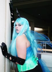 Size: 692x960 | Tagged: safe, artist:konchiroichi, queen chrysalis, human, cosplay, irl, irl human, photo, solo