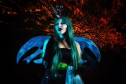 Size: 1920x1280 | Tagged: safe, queen chrysalis, human, cosplay, irl, irl human, photo, solo