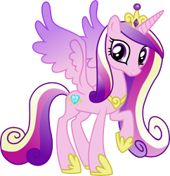 Size: 5000x5170 | Tagged: safe, artist:inuhoshi-to-darkpen, princess cadance, alicorn, pony, absurd resolution, simple background, solo, transparent background, vector