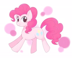 Size: 2048x1656 | Tagged: safe, artist:ginmaruxx, pinkie pie, earth pony, pony, blushing, cute, diapinkes, female, mare, simple background, smiling, solo, white background