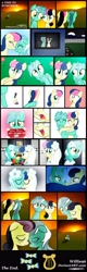 Size: 2218x6897 | Tagged: safe, artist:willisninety-six, bon bon, lyra heartstrings, sweetie drops, elderly, female, lesbian, lyrabon, marriage, old, older, shipping