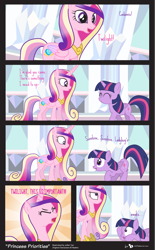 Size: 900x1455 | Tagged: safe, artist:dm29, princess cadance, twilight sparkle, twilight sparkle (alicorn), alicorn, pony, comic, crystal empire, duo, female, mare, sunshine sunshine