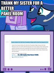 Size: 563x769 | Tagged: safe, princess luna, alicorn, pony, comic con, crying, epic win, exploitable meme, gamer luna, hasbro, meme, obligatory pony, san diego comic con, sdcc 2014, tears of joy, tv meme