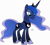 Size: 7500x6750 | Tagged: safe, artist:albsi, princess luna, alicorn, pony, absurd resolution, simple background, solo, transparent background, vector