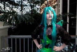 Size: 2048x1389 | Tagged: safe, artist:frauleinninja, queen chrysalis, human, cosplay, irl, irl human, photo, solo