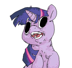 Size: 490x465 | Tagged: safe, artist:php27, derpibooru import, twilight sparkle, pony, unicorn, applebeans, female, mare, simple background, solo, style emulation, white background