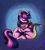 Size: 700x782 | Tagged: safe, artist:mistersukka, derpibooru import, spike, twilight sparkle, dragon, pony, unicorn, abstract background, duo, eyes closed, female, hug, male, mare, sitting, smiling, spikelove