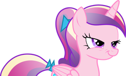 Size: 1500x905 | Tagged: safe, artist:kamartenn, princess cadance, alicorn, pony, nose wrinkle, simple background, transparent background, vector, younger