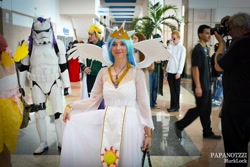 Size: 2048x1366 | Tagged: safe, princess celestia, human, clothes, cosplay, dress, irl, irl human, photo