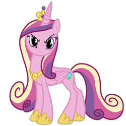 Size: 3600x3600 | Tagged: safe, artist:andreamelody, princess cadance, alicorn, pony, high res, simple background, solo, transparent background, vector