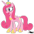 Size: 894x894 | Tagged: safe, artist:andreamelody, pinkie pie, princess cadance, earth pony, pony, fusion, pinkiecorn, recolor, simple background, solo, transparent background, vector, xk-class end-of-the-world scenario