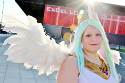 Size: 1024x683 | Tagged: safe, artist:freyarule, princess celestia, human, cosplay, irl, irl human, photo, solo