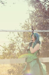 Size: 1275x1920 | Tagged: safe, artist:mercurymessenger, queen chrysalis, human, cosplay, irl, irl human, photo, solo