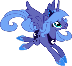 Size: 4690x4290 | Tagged: safe, artist:90sigma, princess luna, alicorn, pony, absurd resolution, happy, open mouth, s1 luna, simple background, smiling, solo, stock vector, transparent background, vector