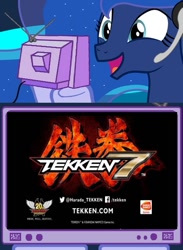 Size: 439x600 | Tagged: safe, princess luna, alicorn, pony, exploitable meme, gamer luna, meme, obligatory pony, tekken, tekken 7, tv meme