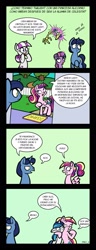 Size: 890x2307 | Tagged: safe, artist:toonbat, edit, night light, princess cadance, shining armor, twilight sparkle, twilight velvet, alicorn, pony, unicorn, comic, spanish, translation