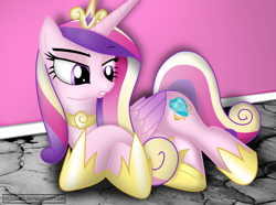 Size: 2526x1883 | Tagged: safe, artist:iflysna94, princess cadance, alicorn, pony, female, mare, solo