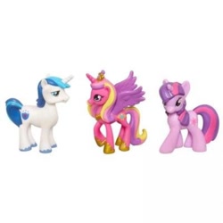 Size: 900x900 | Tagged: safe, princess cadance, shining armor, twilight sparkle, alicorn, pony, unicorn, blind bag, toy