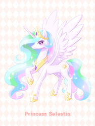 Size: 600x800 | Tagged: safe, artist:catmissile, artist:jonako, princess celestia, alicorn, pony, cute, cutelestia, engrish, female, mare, misspelling, pixiv, solo