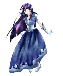 Size: 2000x2400 | Tagged: safe, artist:dream--chan, derpibooru import, twilight sparkle, human, clothes, dress, female, gala dress, high res, humanized, simple background, solo, transparent background