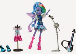 Size: 500x351 | Tagged: safe, princess luna, vice principal luna, equestria girls, rainbow rocks, brushable, clothes, doll, official, outfit, ponied up, pony ears, toy, wings