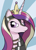 Size: 2250x3135 | Tagged: safe, artist:akkiv, princess cadance, alicorn, pony, armor, bust, solo