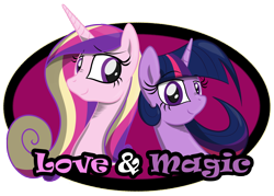 Size: 7000x5000 | Tagged: safe, artist:thebrokencog, princess cadance, twilight sparkle, twilight sparkle (alicorn), alicorn, pony, absurd resolution, female, mare