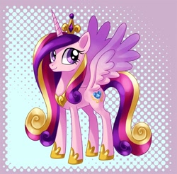 Size: 610x600 | Tagged: safe, artist:semehammer, princess cadance, alicorn, pony, female, mare, smiling, solo