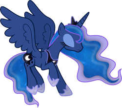 Size: 6000x5299 | Tagged: safe, artist:claritea, princess luna, alicorn, pony, sleepless in ponyville, absurd resolution, eyes closed, simple background, solo, transparent background, vector