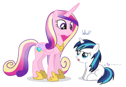 Size: 840x579 | Tagged: safe, artist:dm29, gleaming shield, princess cadance, shining armor, alicorn, pony, unicorn, age regression, duo, filly, rule 63, simple background, transparent background