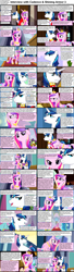 Size: 1282x4732 | Tagged: safe, princess cadance, shining armor, alicorn, pony, unicorn, comic:celestia's servant interview, caption, comic, interview