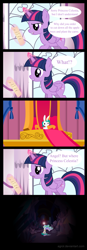 Size: 1367x3916 | Tagged: safe, artist:agrol, angel bunny, princess celestia, twilight sparkle, twilight sparkle (alicorn), alicorn, pony, angelestia, comic, female, mare