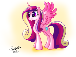 Size: 1024x768 | Tagged: safe, artist:swi-rls, princess cadance, alicorn, pony, solo