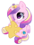 Size: 597x777 | Tagged: safe, artist:suikuzu, princess cadance, alicorn, pony, chibi, cute, cutedance, solo, stars, tangible heavenly object