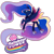 Size: 1024x1024 | Tagged: safe, artist:kmwolf, princess luna, alicorn, pony, female, horn, mare, rainbow power, solo