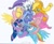 Size: 6265x5089 | Tagged: safe, artist:invalid-david, applejack, fluttershy, pinkie pie, princess luna, rainbow dash, rarity, twilight sparkle, alicorn, earth pony, pegasus, pony, unicorn, absurd resolution, crying, hug, mane six, s1 luna, traditional art