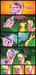 Size: 2423x5042 | Tagged: safe, artist:inkrose98, caramel, lily, lily valley, princess cadance, alicorn, changeling, pony, comic:shapeless sun, comic, tumblr