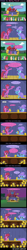 Size: 1228x11560 | Tagged: safe, artist:evil-dec0y, derpibooru import, berry punch, berryshine, trixie, earth pony, pony, unicorn, comic:trixie vs., cape, cider, clothes, comic, crowd, drinking contest, drunk, drunk bubbles, female, hat, mare, passed out, rearing, stage, trixie's cape, trixie's hat
