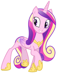 Size: 789x1012 | Tagged: dead source, safe, artist:dentist73548-floozy, princess cadance, alicorn, pony, simple background, smiling, solo, transparent background, vector