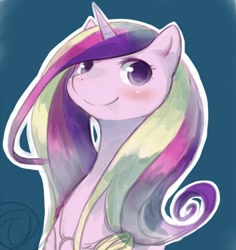 Size: 600x636 | Tagged: safe, artist:yoona, princess cadance, alicorn, pony, female, horn, pixiv, solo