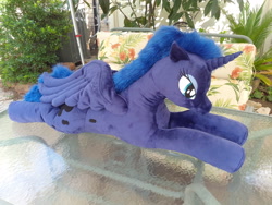 Size: 2560x1920 | Tagged: safe, artist:neysanight, princess luna, irl, photo, plushie, solo