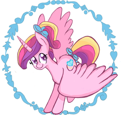 Size: 1266x1200 | Tagged: safe, artist:berryden, princess cadance, alicorn, pony, female, solo, younger