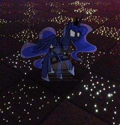 Size: 1024x1067 | Tagged: safe, artist:cinnamonsand, princess luna, irl, photo, ponies in real life, solo, watermark