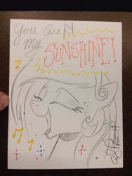 Size: 768x1024 | Tagged: safe, artist:andypriceart, princess celestia, alicorn, pony, hilarious in hindsight, solo, traditional art