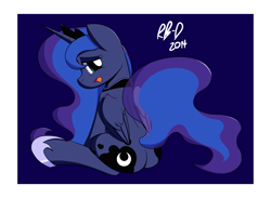 Size: 2250x1650 | Tagged: safe, artist:rb-d, princess luna, alicorn, pony, plot, simple background, sitting, solo