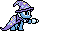 Size: 70x31 | Tagged: safe, artist:mega-poneo, derpibooru import, trixie, pony, unicorn, animated, arm cannon, female, food, gif, gif for breezies, lemon, mare, megaman, megapony, picture for breezies, shooting, simple background, solo, sprite, transparent background, video game