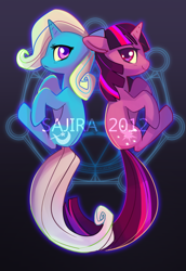 Size: 600x874 | Tagged: dead source, safe, artist:sambragg, derpibooru import, trixie, twilight sparkle, female, lesbian, mare, shipping, twixie