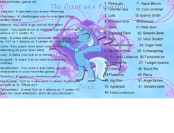 Size: 1280x977 | Tagged: safe, derpibooru import, trixie, pony, unicorn, 1000 hours in ms paint, bad cropping, birthday game, exploitable meme, female, mare, meme, ms paint, text